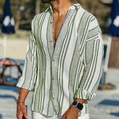 LEON - Stijlvol herenshirt met lange mouwen