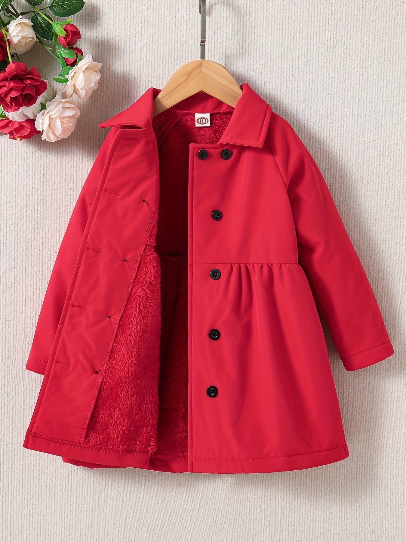 LIV - Winterjas voor kleutermeisjes met fleece voering