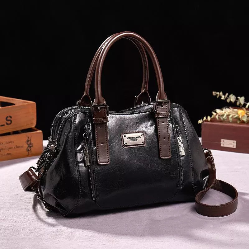 Stijlvolle compacte schoudertas voor dames – Luvina CityBelle - Glamorix
