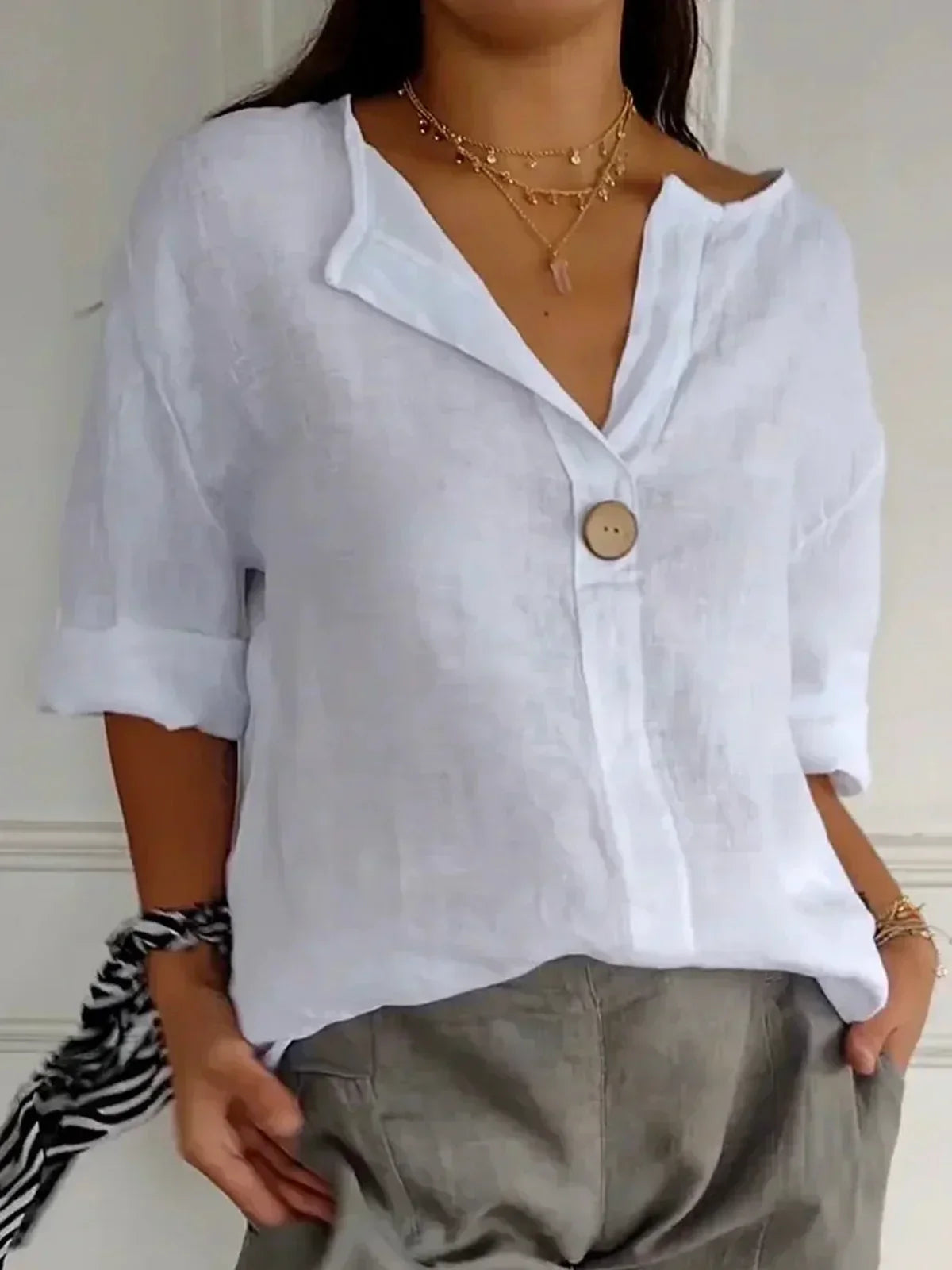 LIVIANA – Losvallende damesblouse met chique uitstraling en ultiem draagcomfort