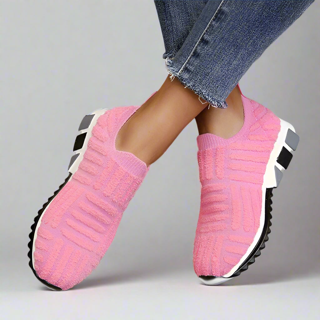 Trendy Dames Sneakers met Hoog Loopcomfort – VELVINA