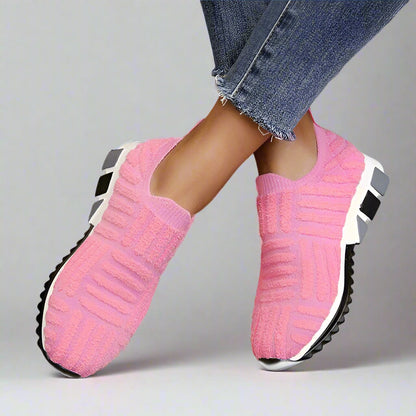 Trendy Dames Sneakers met Hoog Loopcomfort – VELVINA