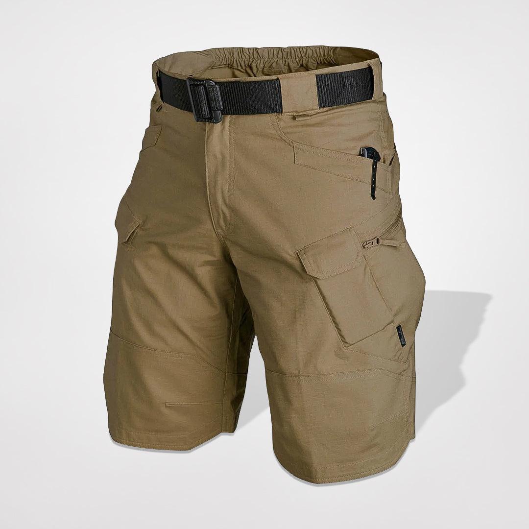 Robuuste herenshort met cargozakken voor wandelen en outdoor – TrailFlex - Glamorix