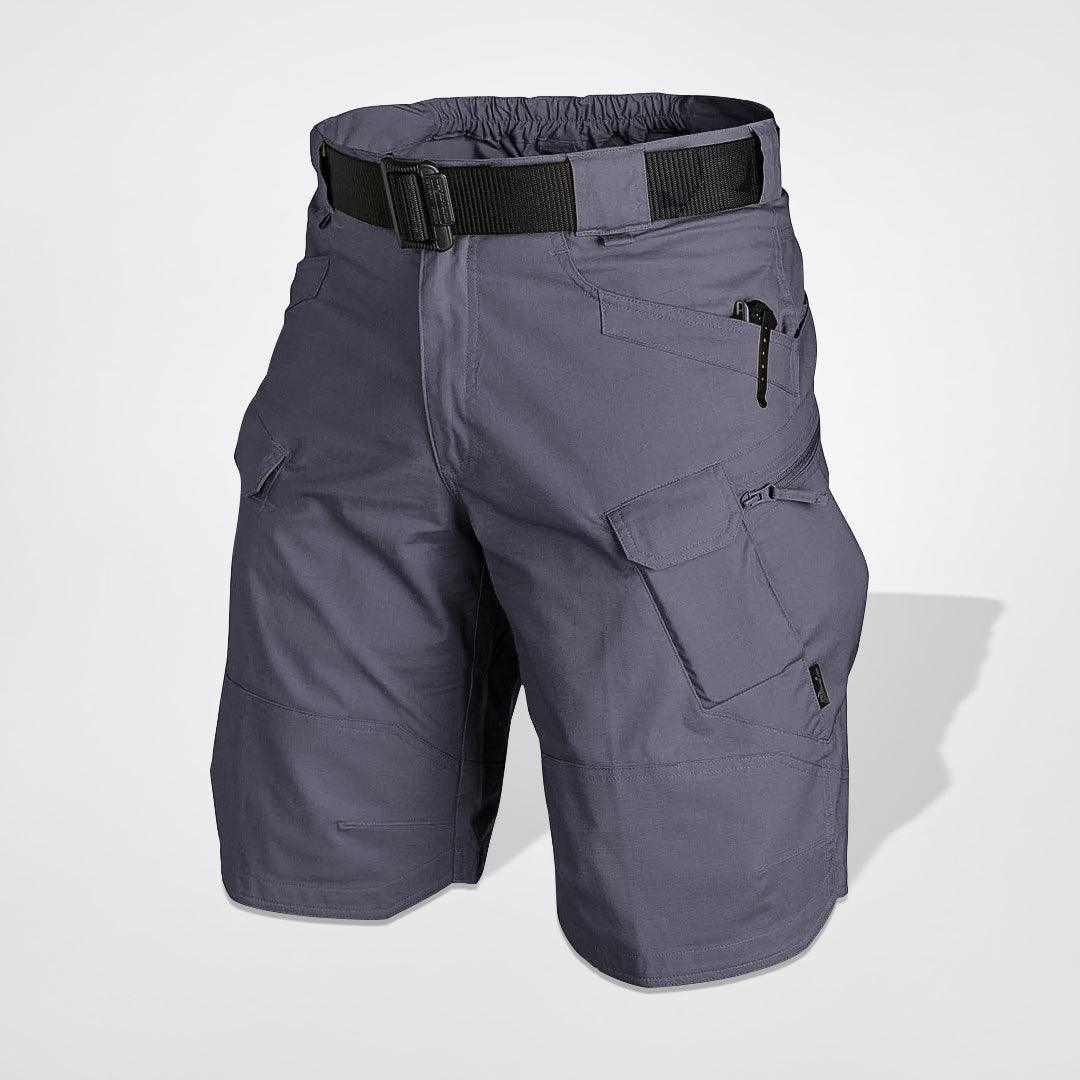 Robuuste herenshort met cargozakken voor wandelen en outdoor – TrailFlex - Glamorix