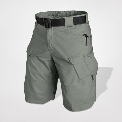 Robuuste herenshort met cargozakken voor wandelen en outdoor – TrailFlex - Glamorix