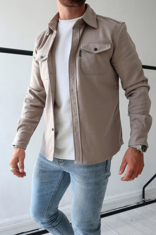 RILEY - Button-up denim overhemdjack voor een stoere look