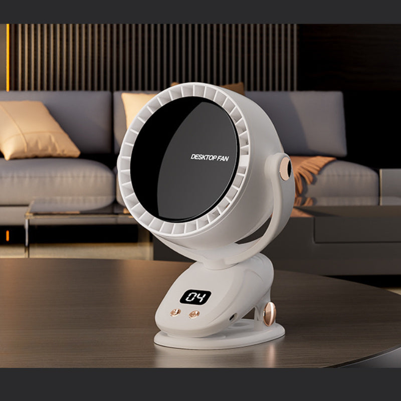 Draagbare bladloze ventilator met digitaal display – AEROLUX - Glamorix