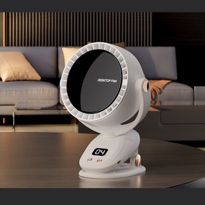 Draagbare bladloze ventilator met digitaal display – AEROLUX - Glamorix