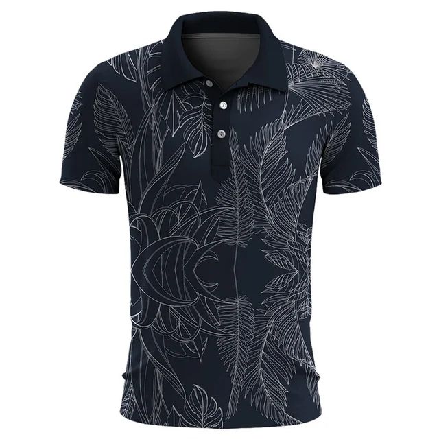 Stijlvolle Heren Polo met Tropisch Design – TROPÉLLO
