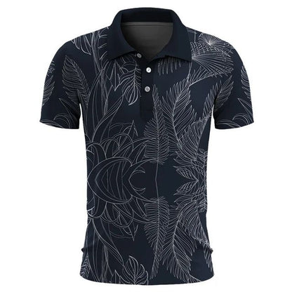Stijlvolle Heren Polo met Tropisch Design – TROPÉLLO
