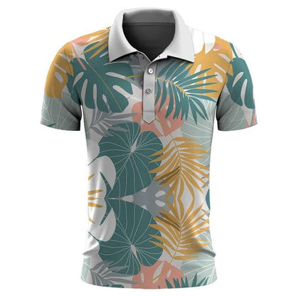 Stijlvolle Heren Polo met Tropisch Design – TROPÉLLO