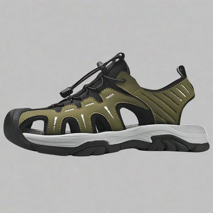 Leren Zomersandalen voor Heren met Verstelbare Bandjes – VENTURO