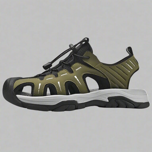 Leren Zomersandalen voor Heren met Verstelbare Bandjes – VENTURO