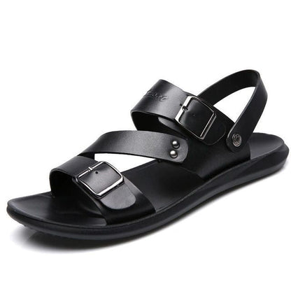 Stijlvolle Heren Sandalen met Dubbele Gespsluiting – NORVIK