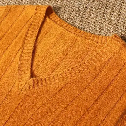 NOAH – Wollen trui-vest met klassieke knoopsluiting voor heren