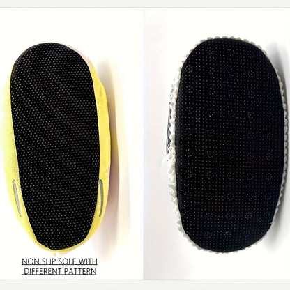 NILO – Unisex warme en knusse pluche antislip huisschoenen voor kinderen
