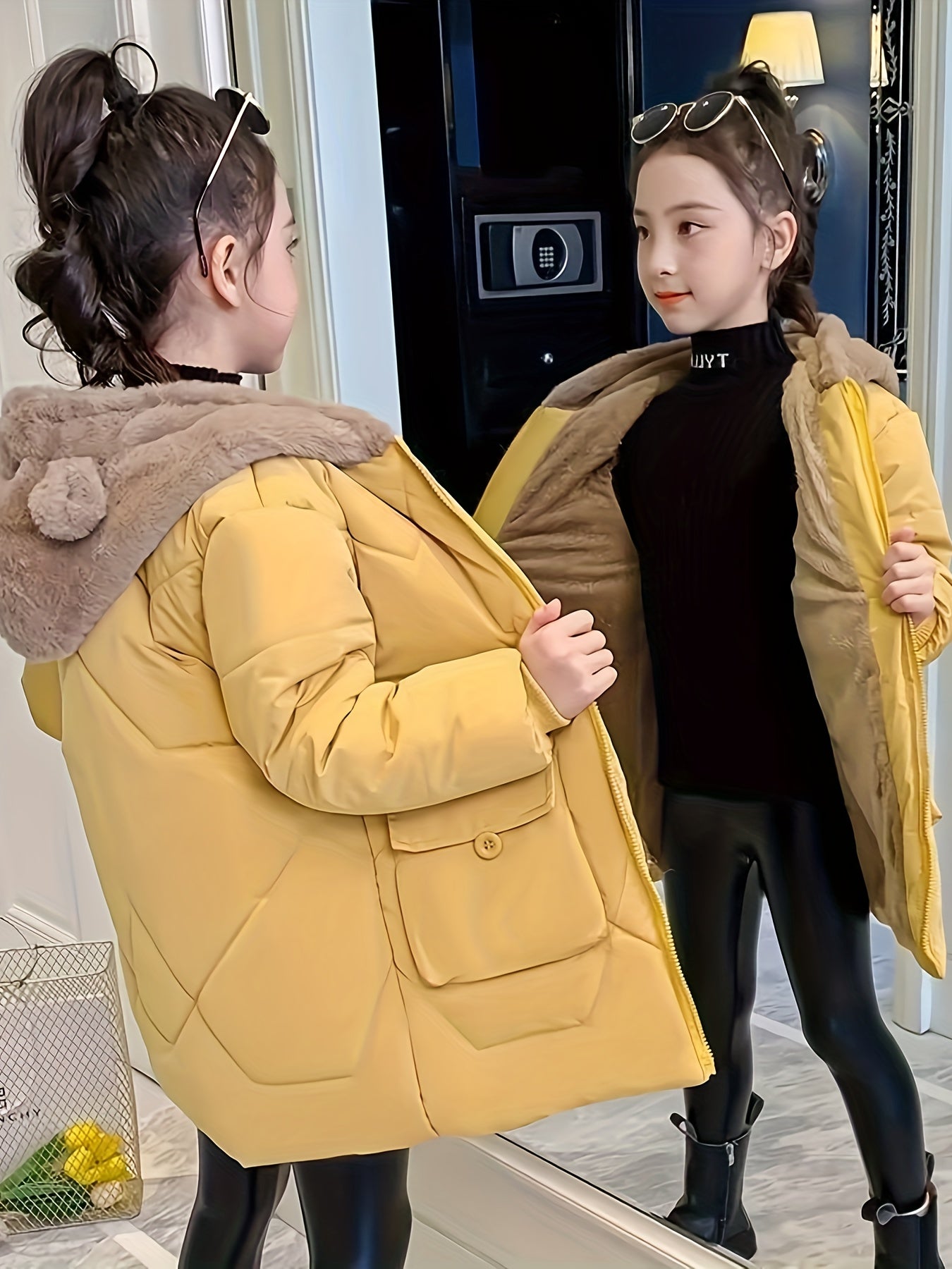 LIV - Schattige winter parka met capuchon voor meisjes