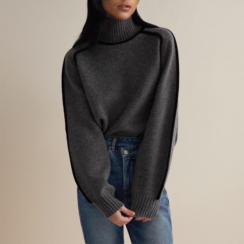 MAREN - Trui met col en relaxed fit voor ultiem comfort