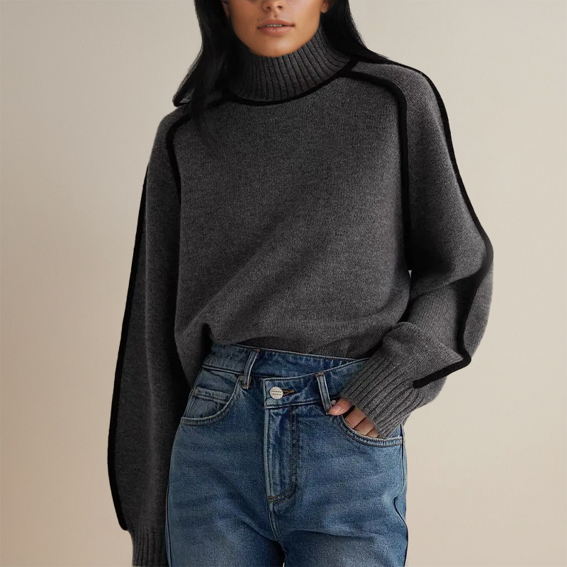 MAREN - Trui met col en relaxed fit voor ultiem comfort
