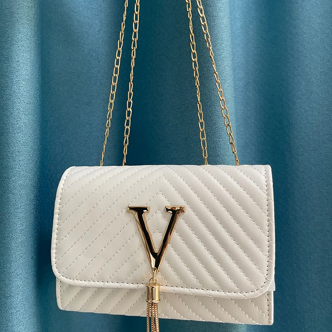 Stijlvolle duurzame schoudertas met tassel – Novessa UrbanTassel - Glamorix