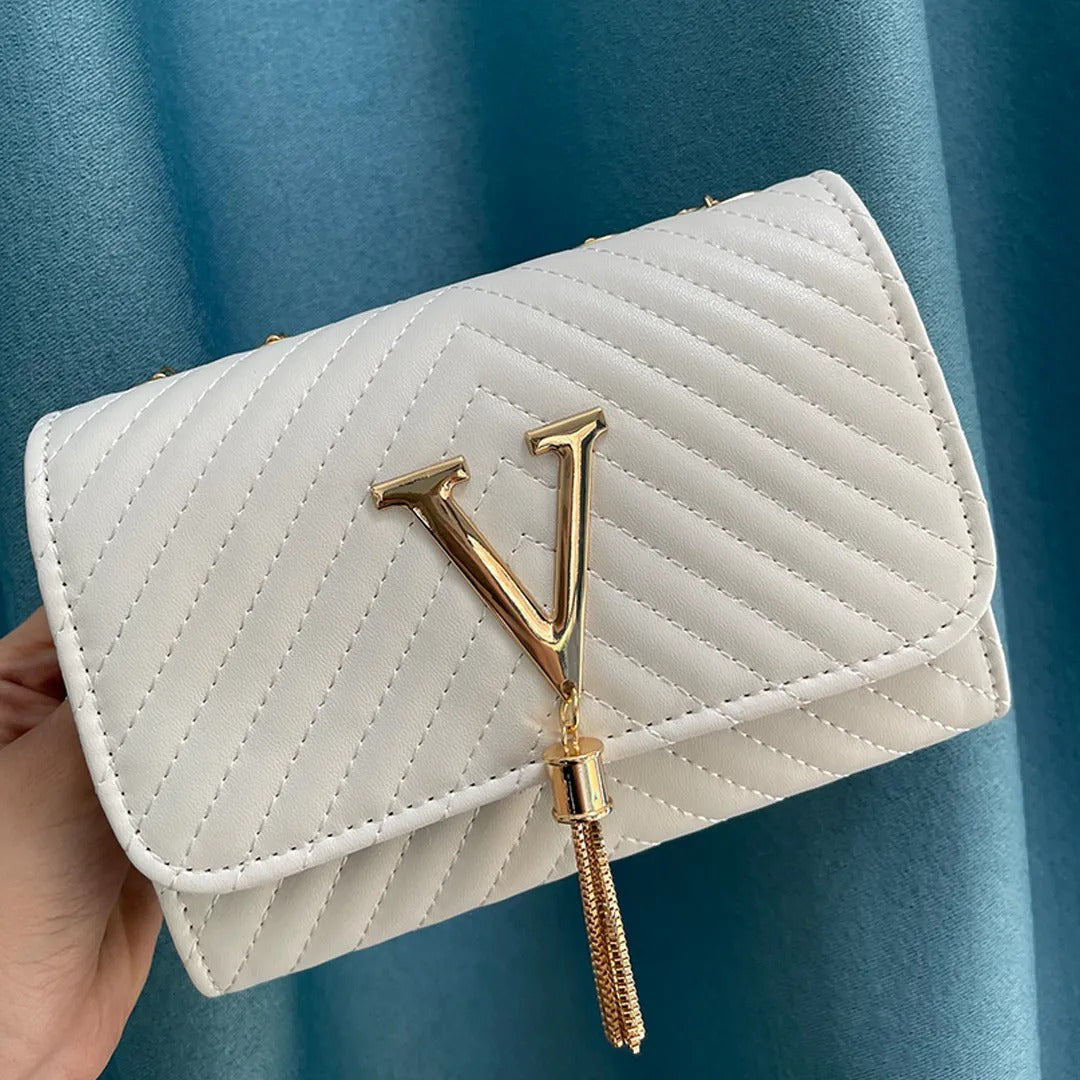 Stijlvolle duurzame schoudertas met tassel – Novessa UrbanTassel - Glamorix