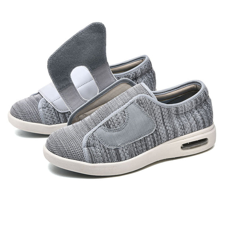 Comfortabele orthopedische sneakers voor brede voeten – FLEXOVA - Glamorix