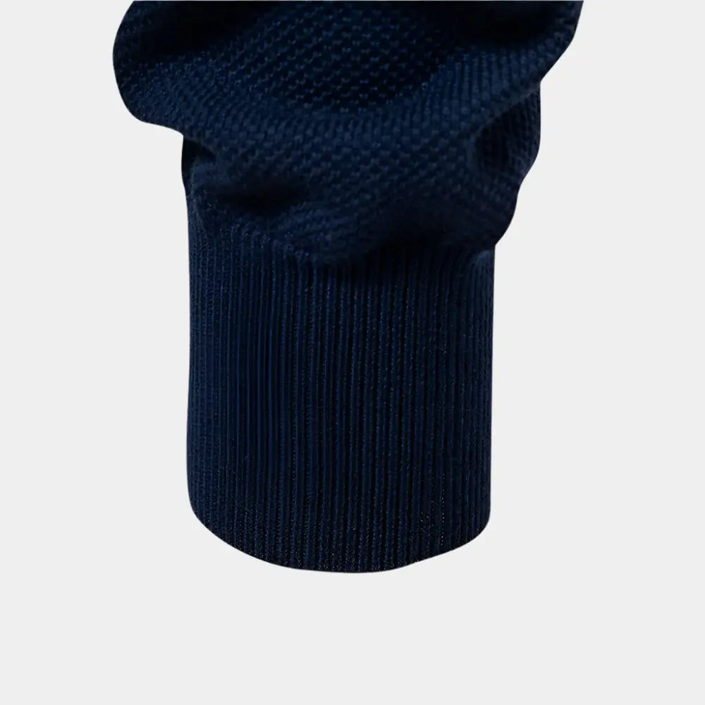 NIKO – Herenpullover met colorblock en kwart ritssluiting
