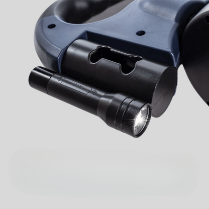 Multifunctionele hondenriem met dubbele lijn en geïntegreerde zaklamp – PawPro DualLight - Glamorix