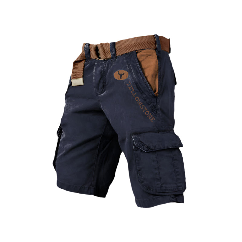 Functionele heren cargo short met meerdere zakken – TrekForm Atlas - Glamorix