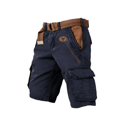 Functionele heren cargo short met meerdere zakken – TrekForm Atlas - Glamorix