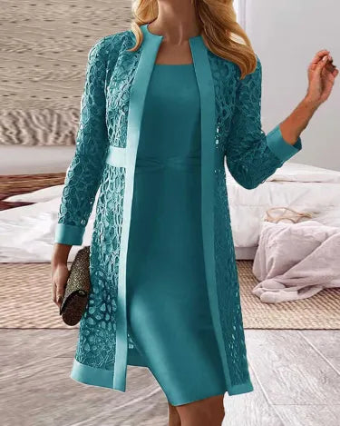 Mouwloze bodycon jurk met elegante snit en tijdloze uitstraling – LAVENYA - Glamorix