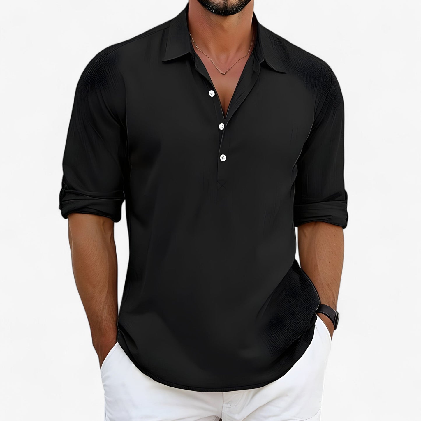 Licht en luchtig zomershirt voor heren – CavoLino - Glamorix