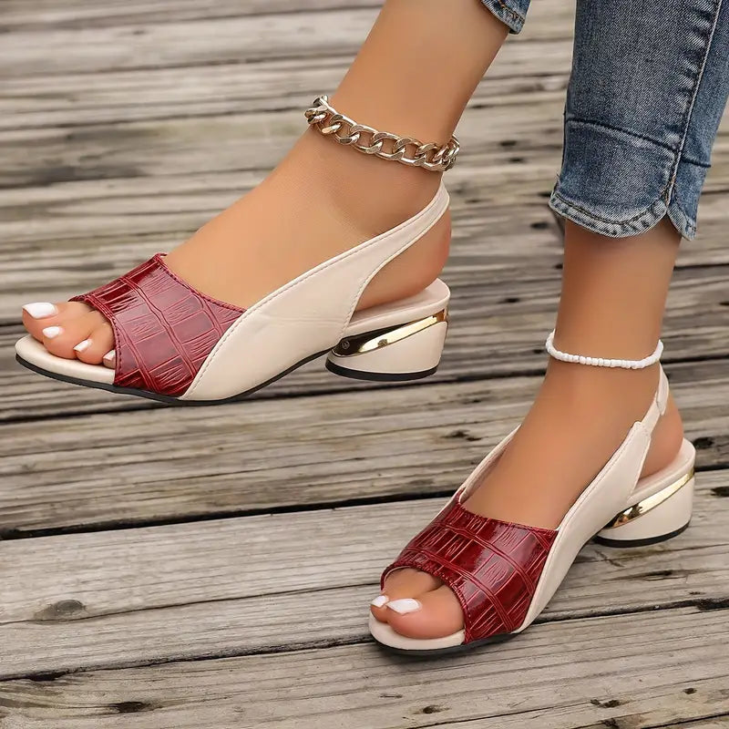 ARELLA – Leren dames sandalen met verfijnde afwerking en ultiem comfort