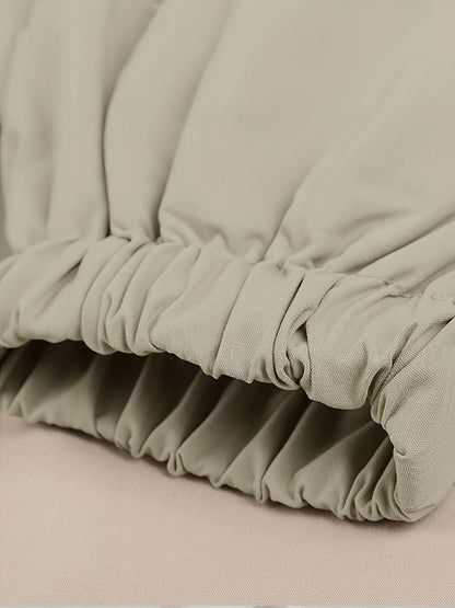 ELINA - Casual lange dames trenchcoat met capuchon, trekkoord en zijzakken