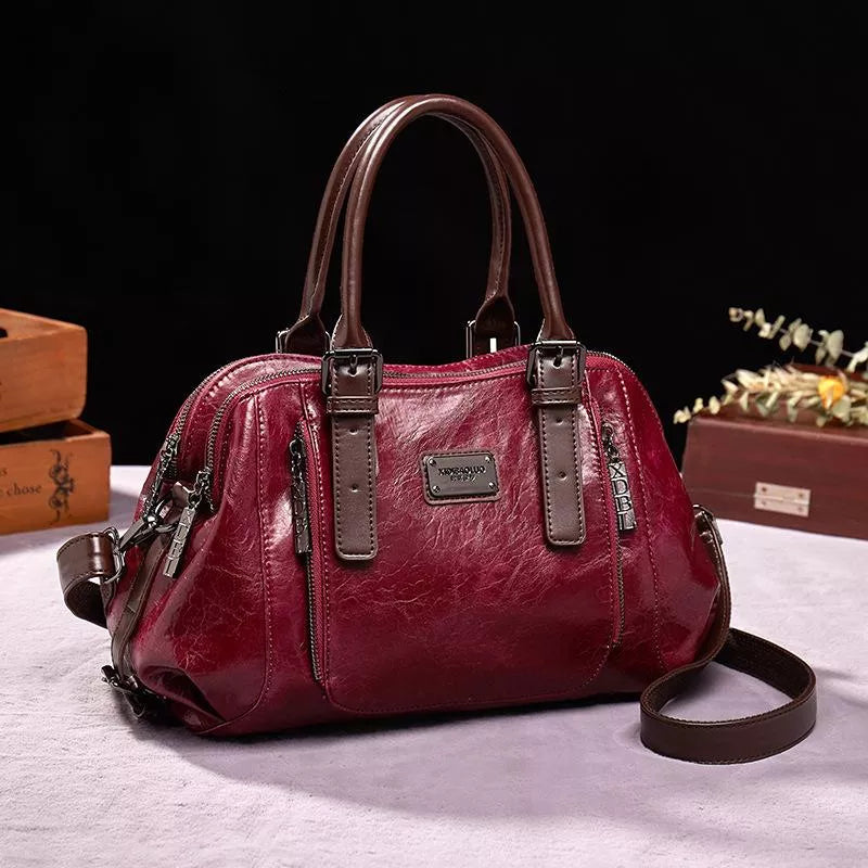Stijlvolle compacte schoudertas voor dames – Luvina CityBelle - Glamorix
