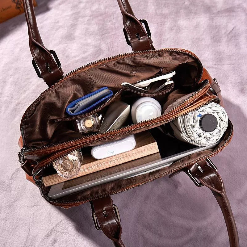 Stijlvolle compacte schoudertas voor dames – Luvina CityBelle - Glamorix
