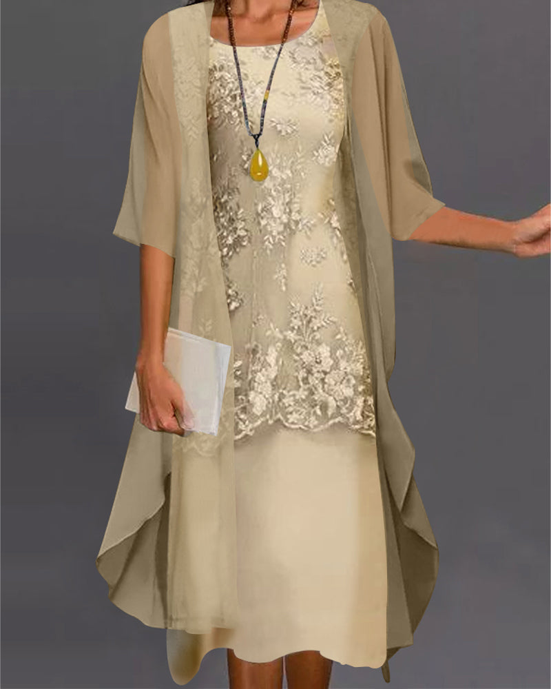 Elegante chiffon jurk voor dames – CELINE