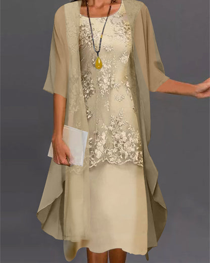 Elegante chiffon jurk voor dames – CELINE