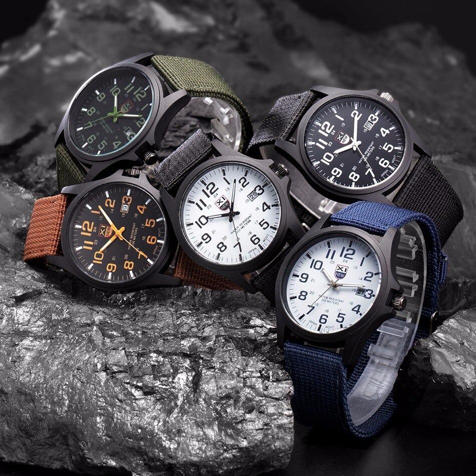Robuust herenhorloge met lichtgevende wijzerplaat en militair design – DRAKEFORCE - Glamorix