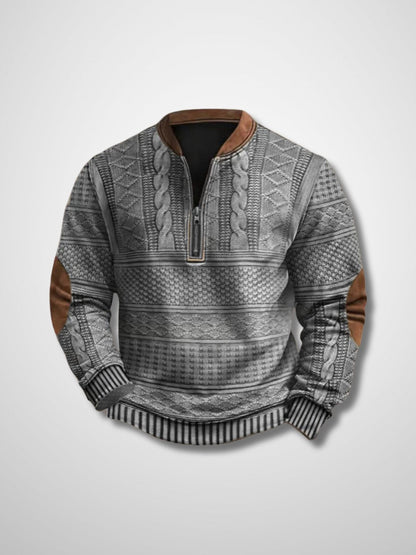 RYAN - Sweater met ritssluiting voor heren