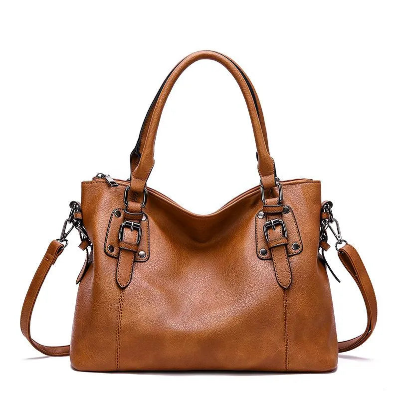 Moderne elegante dames schoudertas – Elviera SoftLuxe - Glamorix