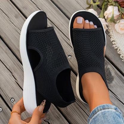 Airva | Lichtgewicht sandalen met steun voor de voetholte - ademende en gedempte slippers - Glamorix