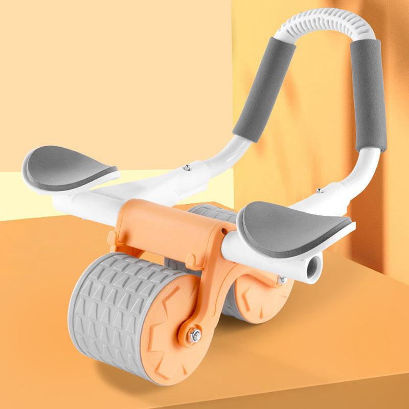 Ab roller met dubbele wielen en armsteunen – CoreMax Pro - Glamorix