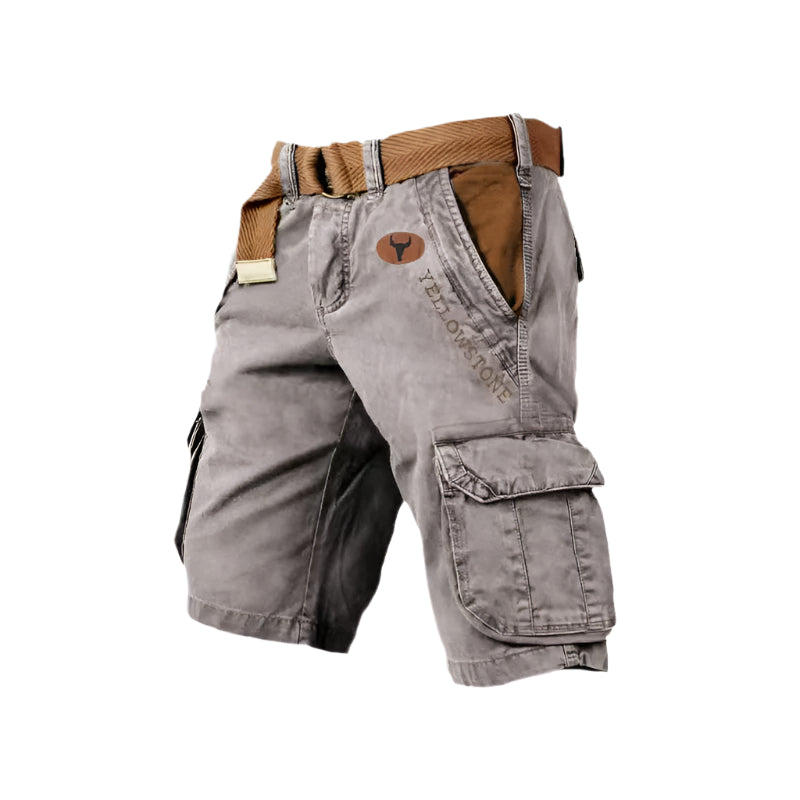 Functionele heren cargo short met meerdere zakken – TrekForm Atlas - Glamorix