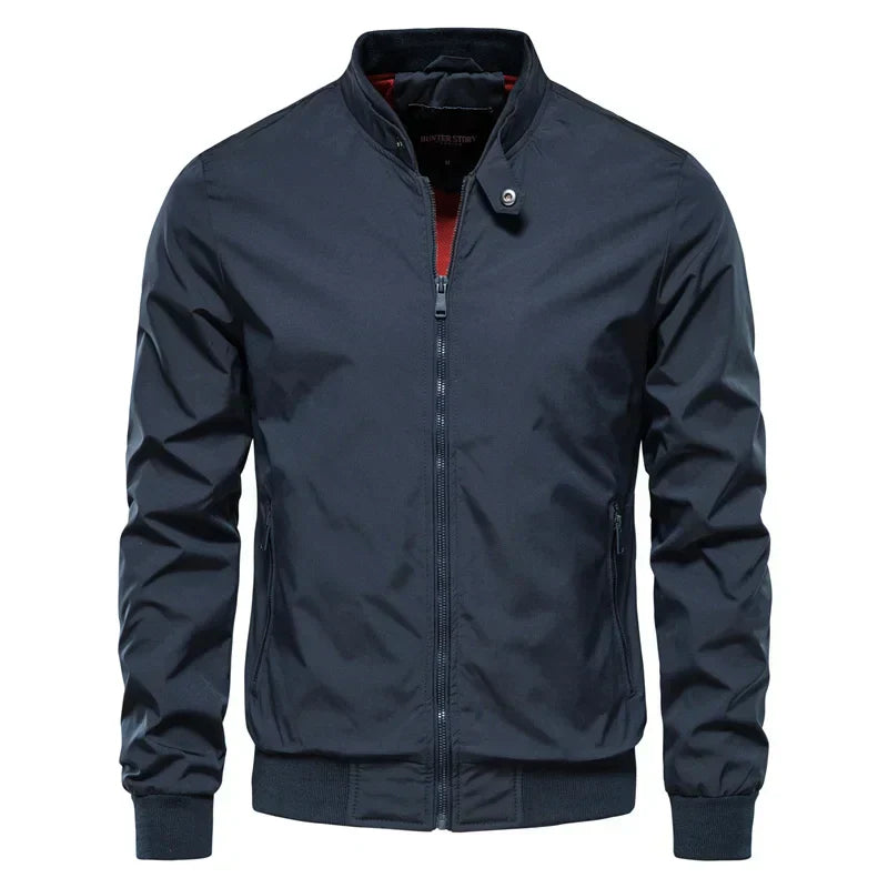 LUCAS - Minimalistisch heren bomberjack met moderne flair