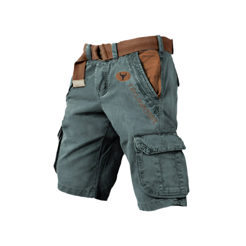 Functionele heren cargo short met meerdere zakken – TrekForm Atlas - Glamorix