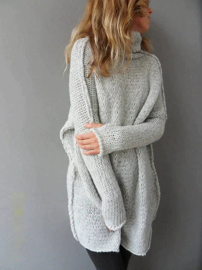 Carlita - Oversized Coltrui Gebreide Trui - Glamorix