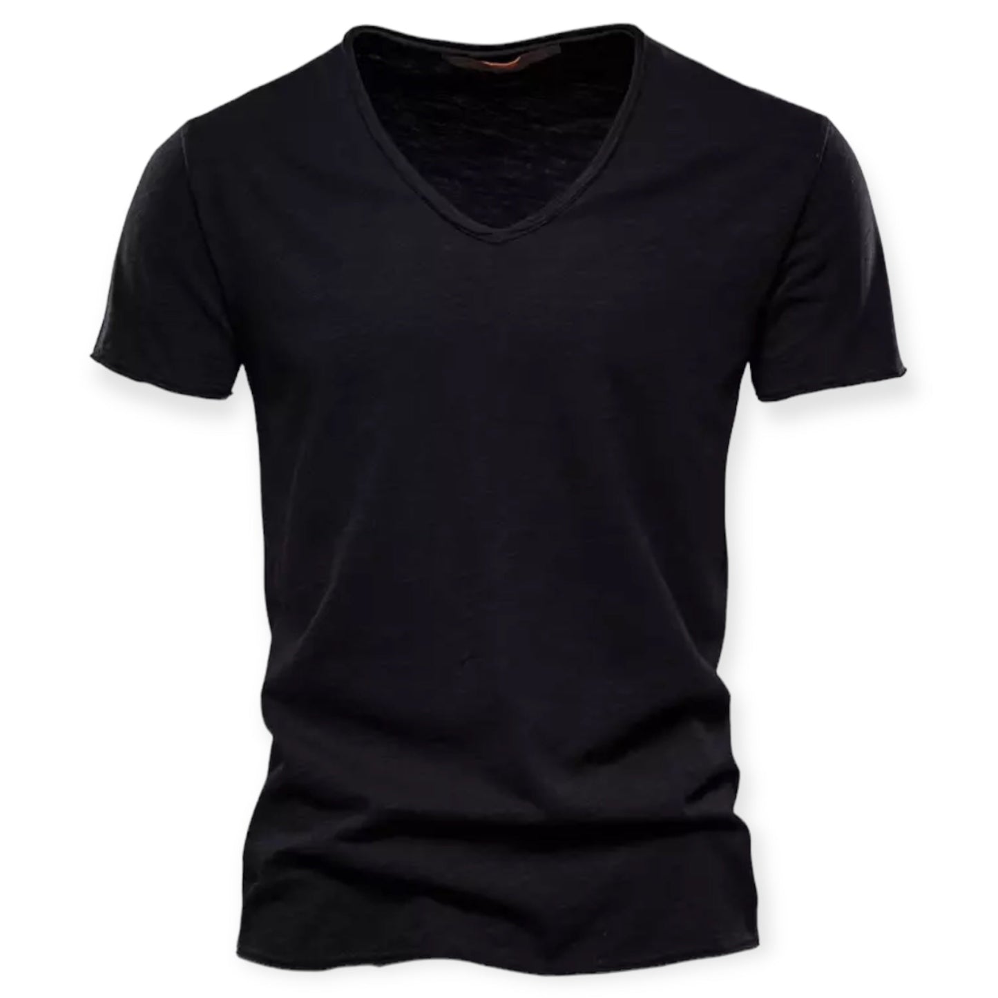 LEON - Casual herenoverhemd met V-hals voor een moeiteloze look