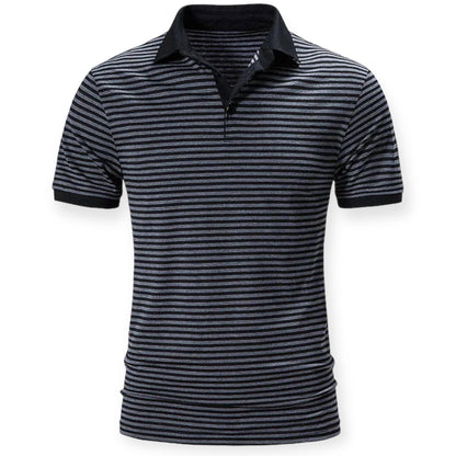 RYAN - Klassiek gestreept poloshirt met kraag voor een tijdloze look