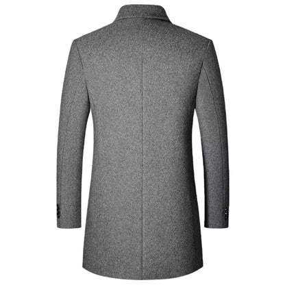 BROOKS – Slim fit jas met knoopsluiting voor een elegante en moderne look